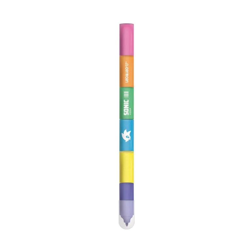 CANETA HIDROGRAFICA 6 CORES SONIC TROCA PONTA LEO E LEO - REF. 10257 - 1 UNIDADE