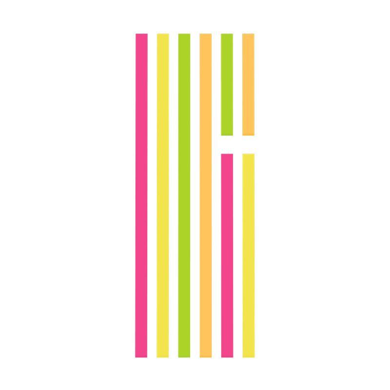 MARCA TEXTO TIRINHA 4 CORES NEON 160 FOLHAS JOCAR OFFICE - REF. 10122 - 1 UNIDADE
