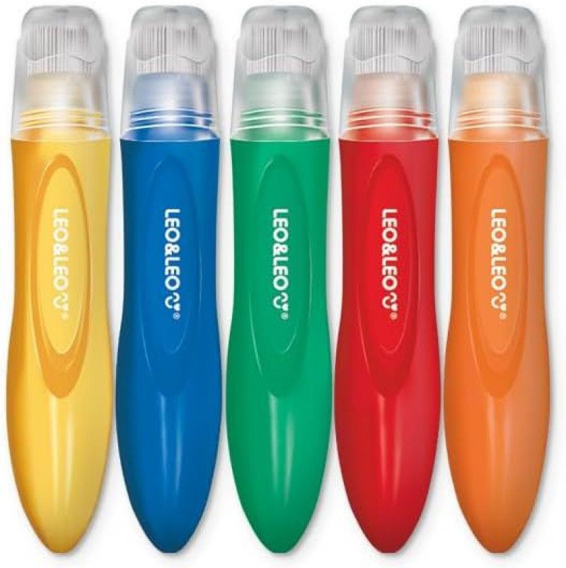 TINTA GUACHE 25ML BISNAGA COM PINCEL 5 CORES LEO E LEO - REF. 10238 - 1 UNIDADE