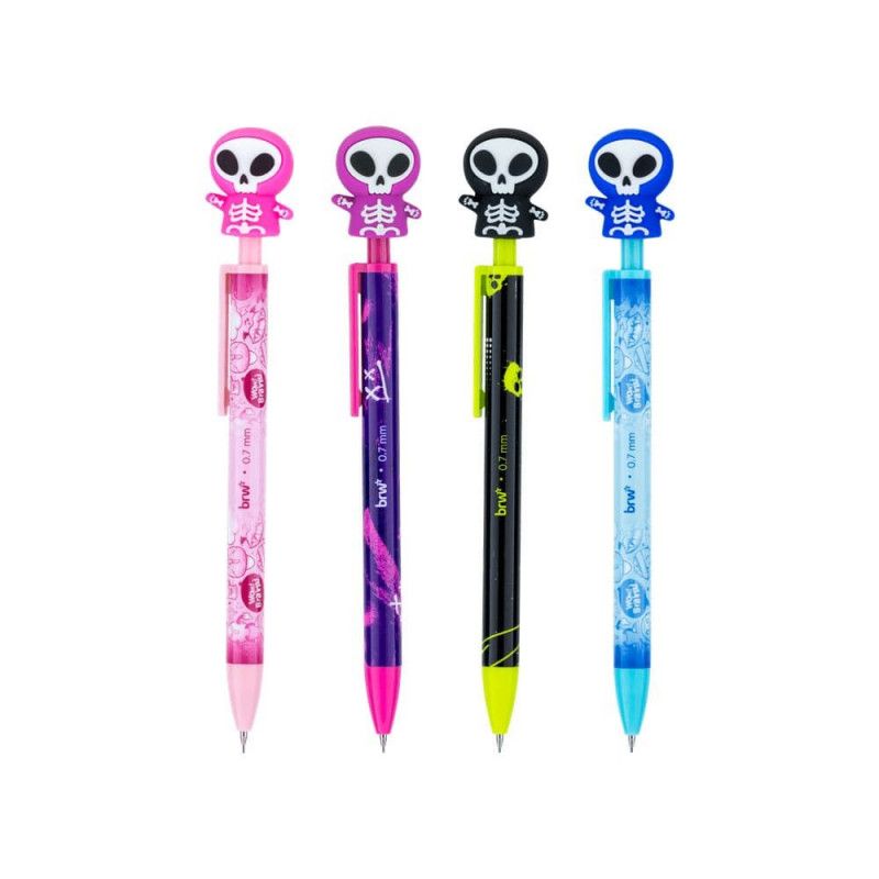 LAPISEIRA 0.7 SKULL  BRW - REF. LP1712 - CAIXA COM 12 UNIDADES