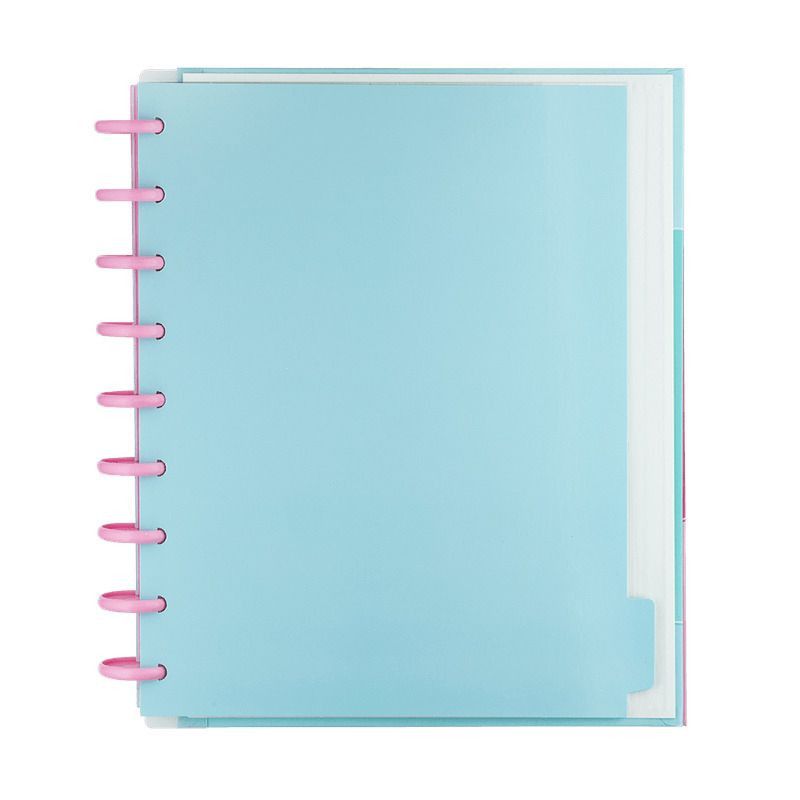 CADERNO 1 MATERIA INTELIGENTE COLEGIAL DISCO TUTTI FRUTI BRW - REF. CD1007 - 1 UNIDADE