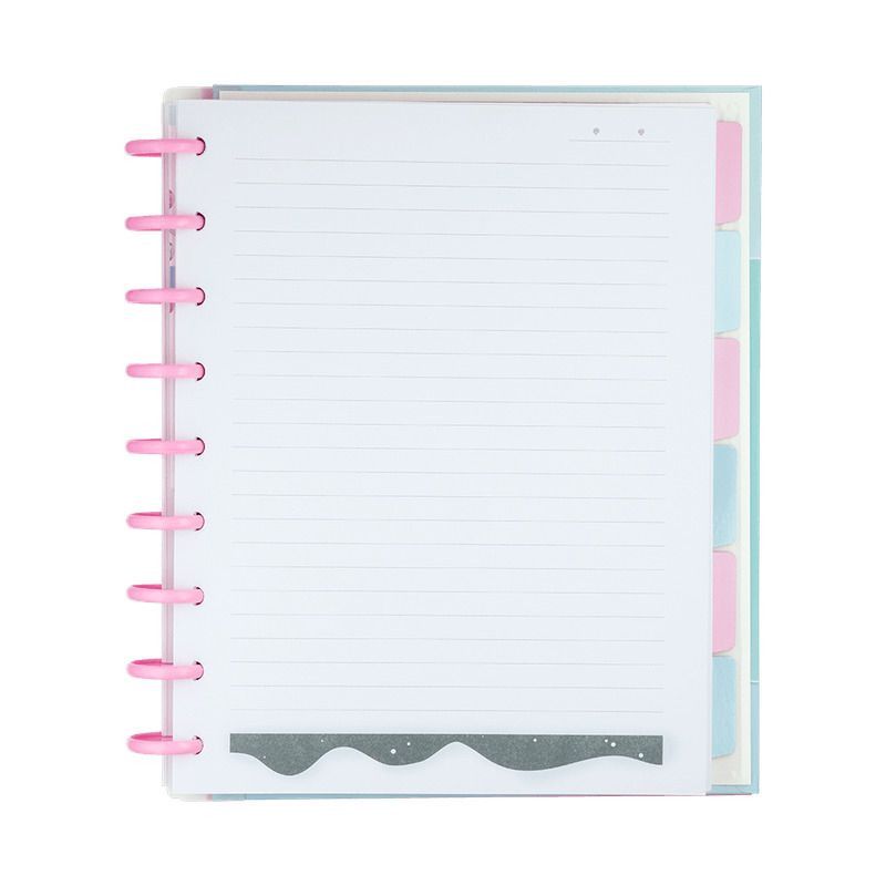 CADERNO 1 MATERIA INTELIGENTE COLEGIAL DISCO TUTTI FRUTI BRW - REF. CD1007 - PACOTE COM 5 UNIDADES