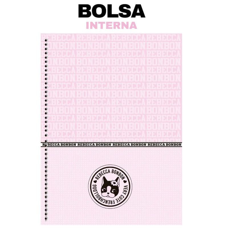 CADERNO 10 MATERIA CAPA DURA 160 FOLHAS REBECCA BONBON ANIMATIVA  - REF. 10789 - PACOTE COM 4 UNIDADES