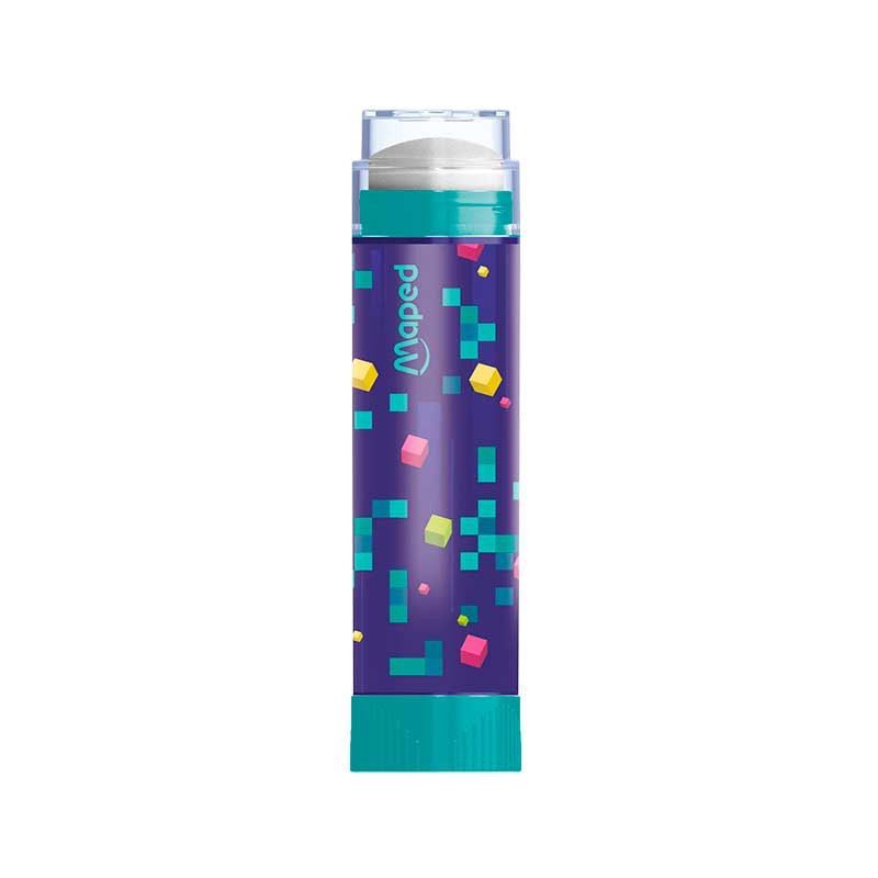 BORRACHA RETRATIL PIXEL PARTY MAPED - REF. 152014 - CAIXA COM 20 UNIDADES