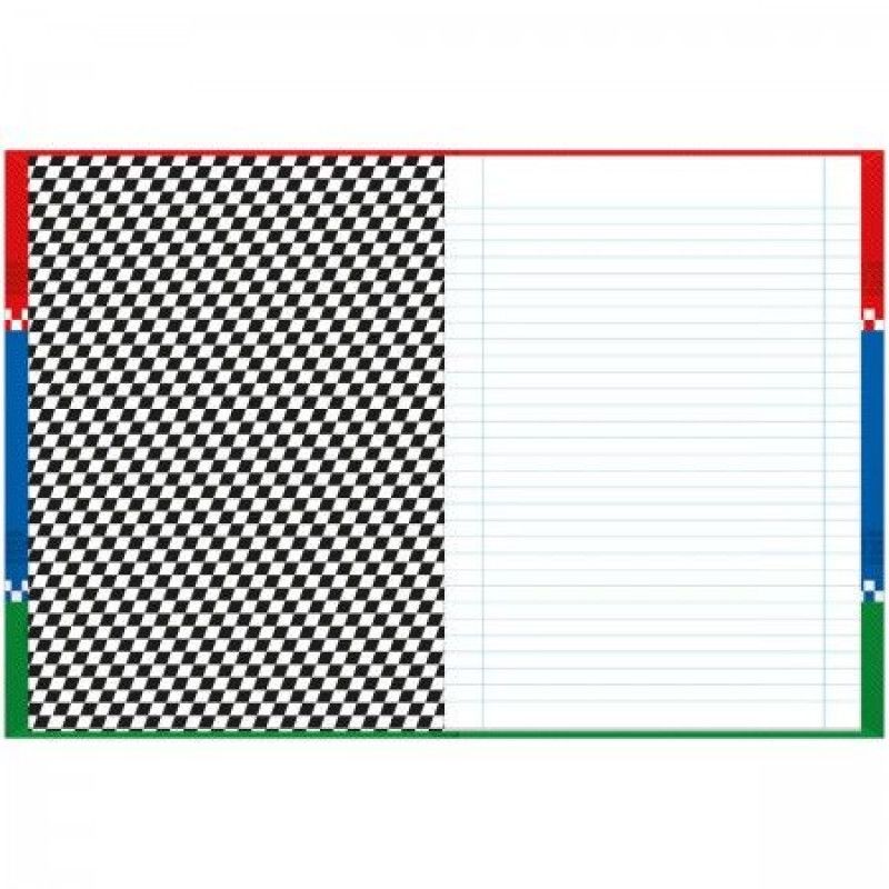 CADERNO BROCHURA 1/4 CAPA DURA 80 FOLHAS SUPER MARIO FORONI - REF. 9507 - PACOTE COM 10 UNIDADES