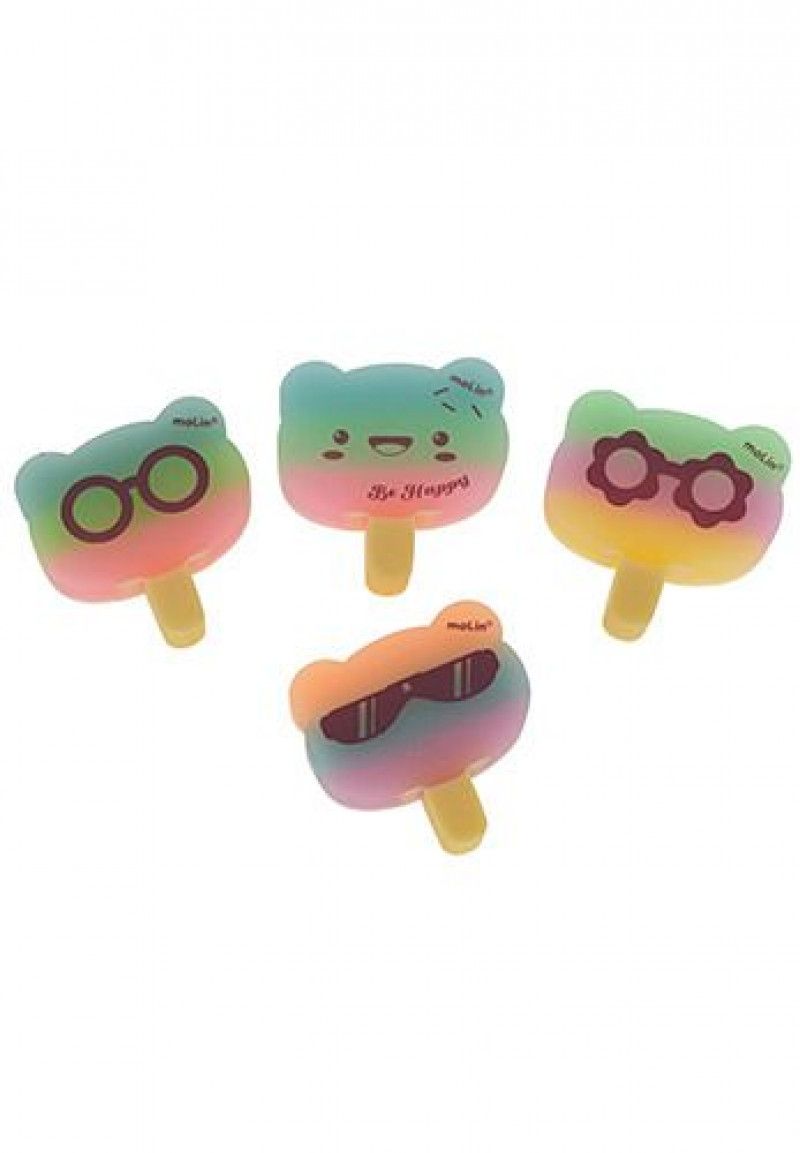 BORRACHA LOVE FACES MOLIN - REF. 23441 - PACOTE COM 36 UNIDADES