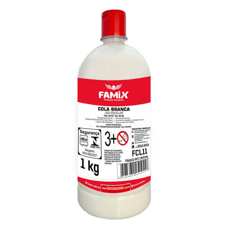 COLA BRANCA 1KG FAMIX - REF. FCL11 - 1 UNIDADE