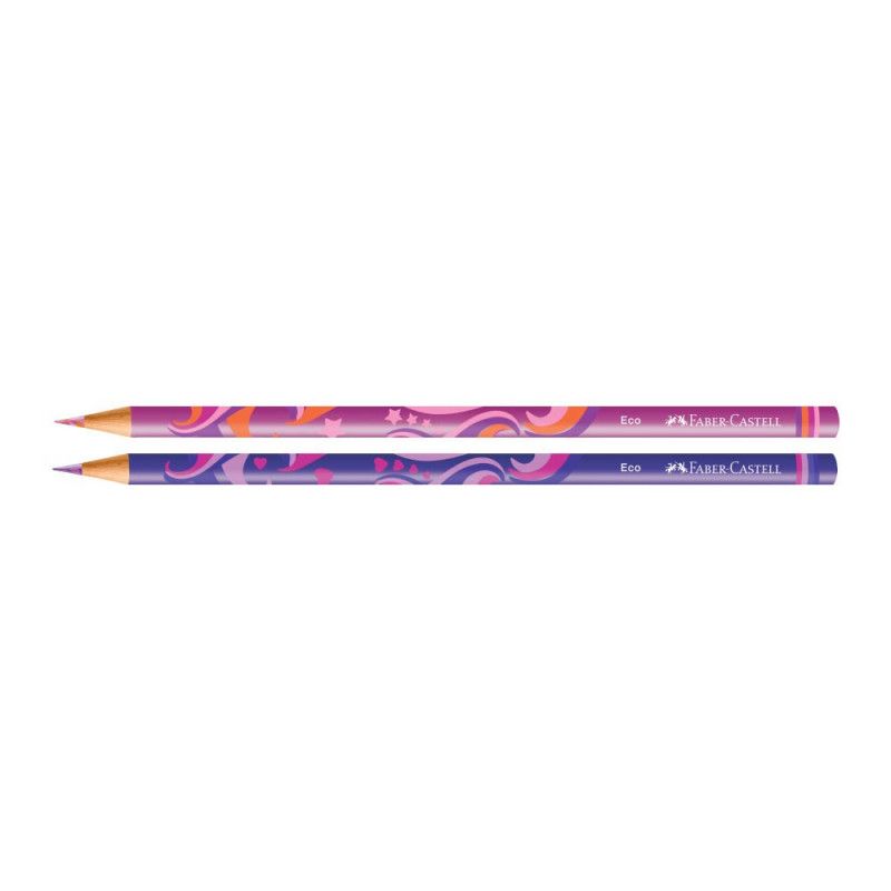 LAPIS 12 CORES +2 COLECAO UNICORNIO FABER-CASTELL - REF. 120912+2UNI - PACOTE COM 12 UNIDADES