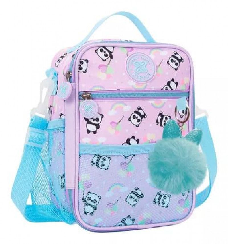 LANCHEIRA COM ALCA COLLEGE PANDA BALAO XERYUS - REF. 13772 - 1 UNIDADE