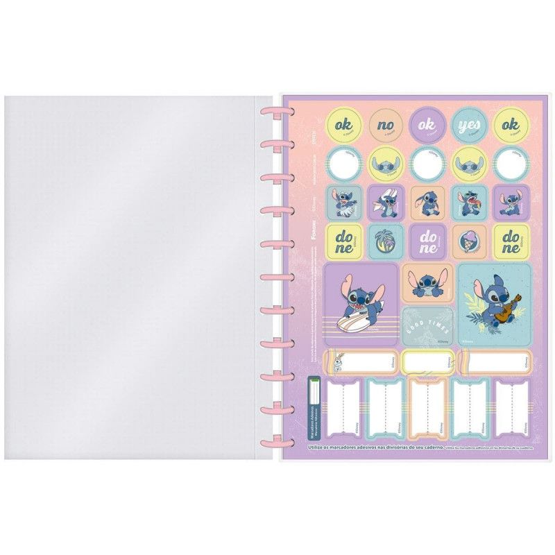 CADERNO 1 MATERIA INTELIGENTE DISCO STITCH FORONI - REF. 3370649 - 1 UNIDADE