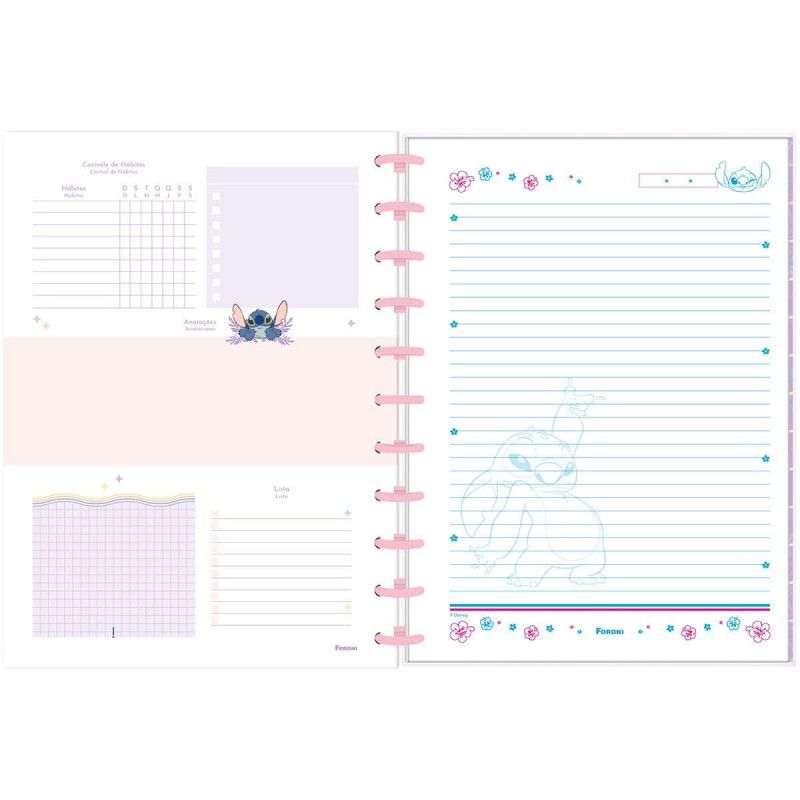 CADERNO 1 MATERIA INTELIGENTE DISCO STITCH FORONI - REF. 3370649 - 1 UNIDADE
