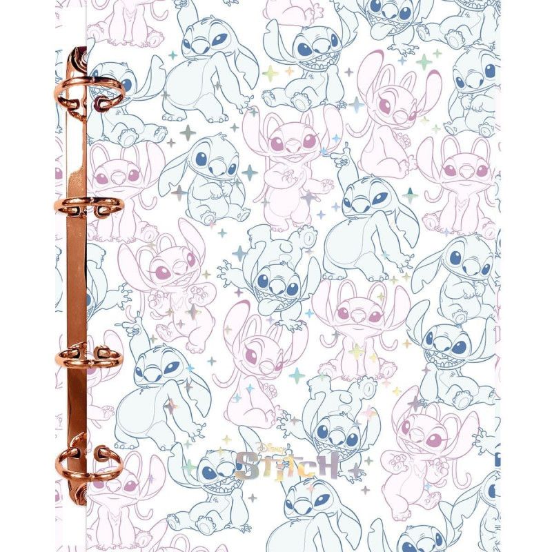CADERNO ARGOLADO 120 FOLHAS STITCH FORONI - REF. 38.7062-5 - 1 UNIDADE