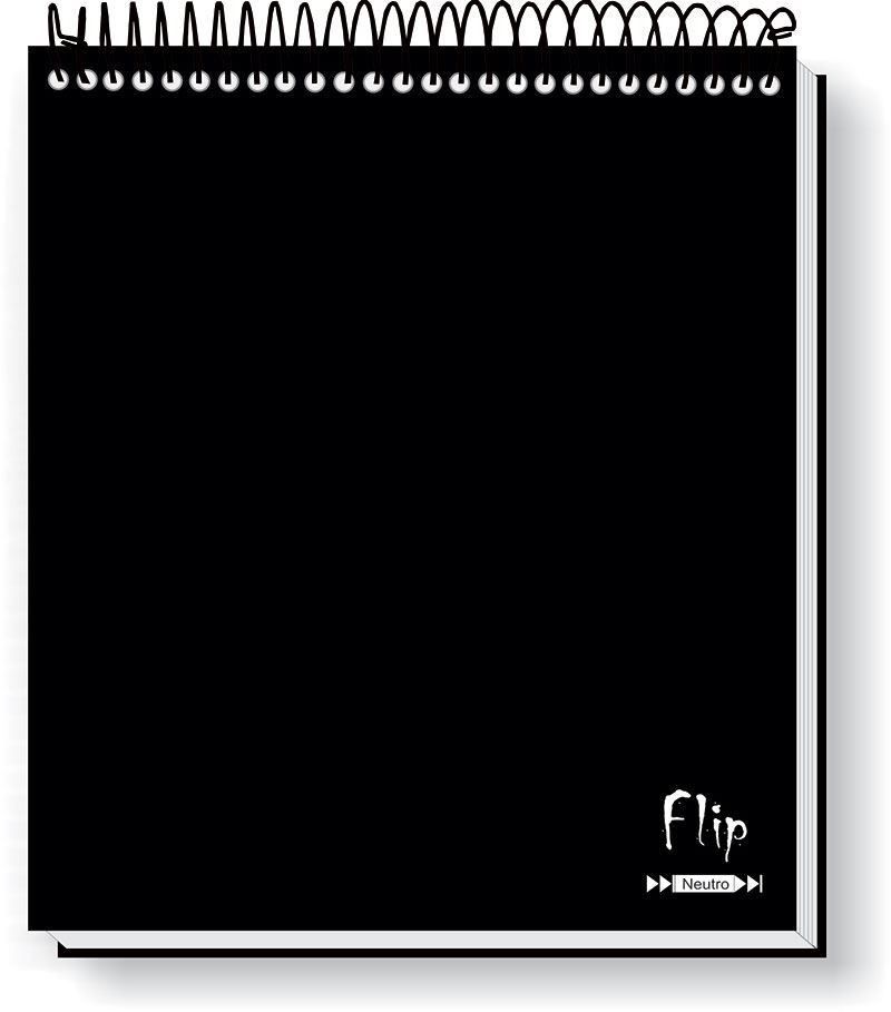 CADERNO 1 MATERIA CAPA DURA 80 FOLHAS NEUTRO ESPIRAL SUPERIOR TAMOIO - REF. 02525 - PACOTE COM 4 UNIDADES