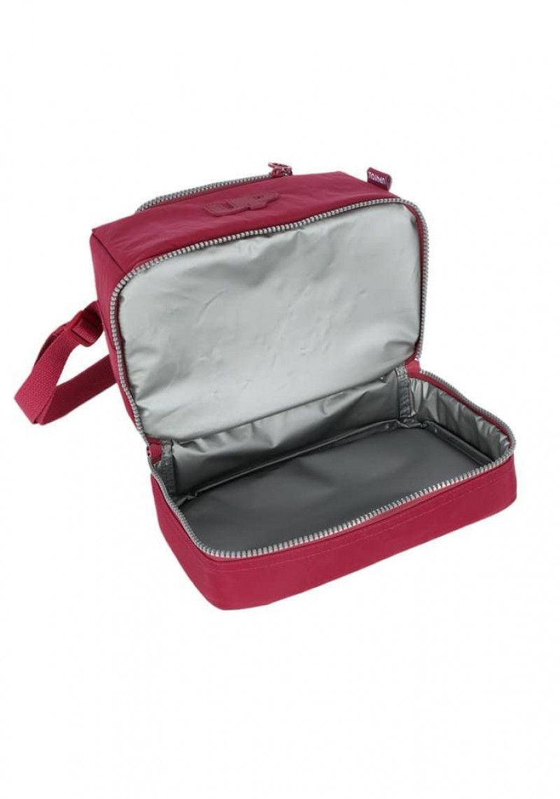 LANCHEIRA COM ALCA CRINKLE VINHO LUXCEL - REF. LA49137UP-VI - 1 UNIDADE