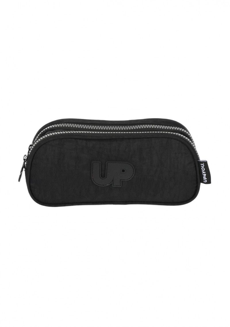 ESTOJO DUPLO CRINKLE PRETO LUXCEL - REF. ET49142UP-PTO - 1 UNIDADE