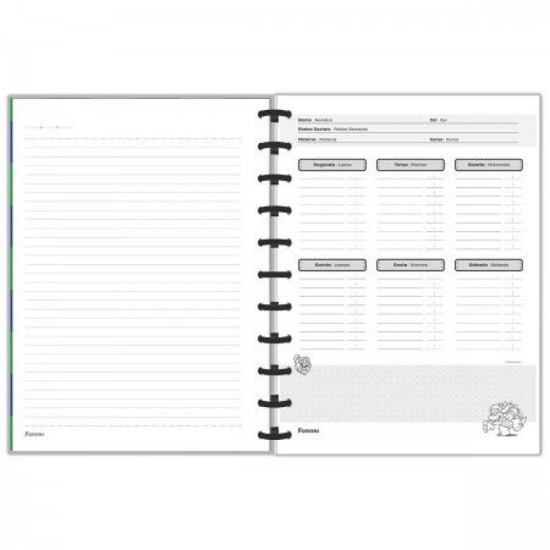 CADERNO 10 MATERIAS INTELIGENTE DISCO SUPER MARIO FORONI - REF. 9227 - 1 UNIDADE