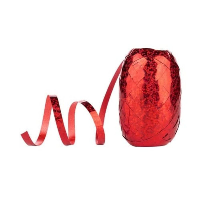 FITILHO 5MMX20M METAL.HOLOGRAFICO VERMELHO - REF. 9032 - PACOTE COM 10 UNIDADES