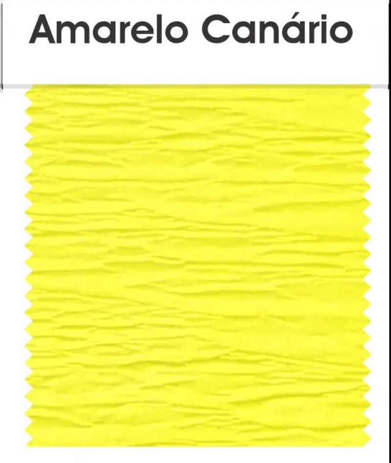 PAPEL CREPOM 48X2M ART FLOC AMARELO CANARIO - PACOTE COM 10 UNIDADES