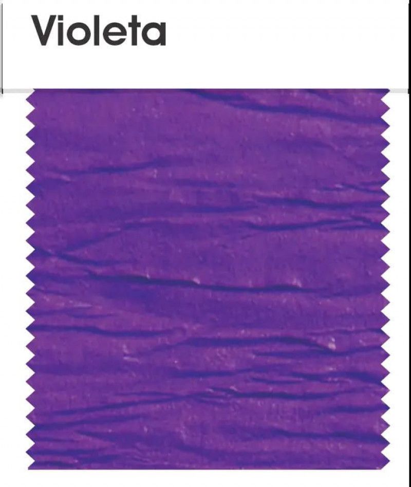 PAPEL CREPOM 48X2M ART FLOC VIOLETA - PACOTE COM 10 UNIDADES