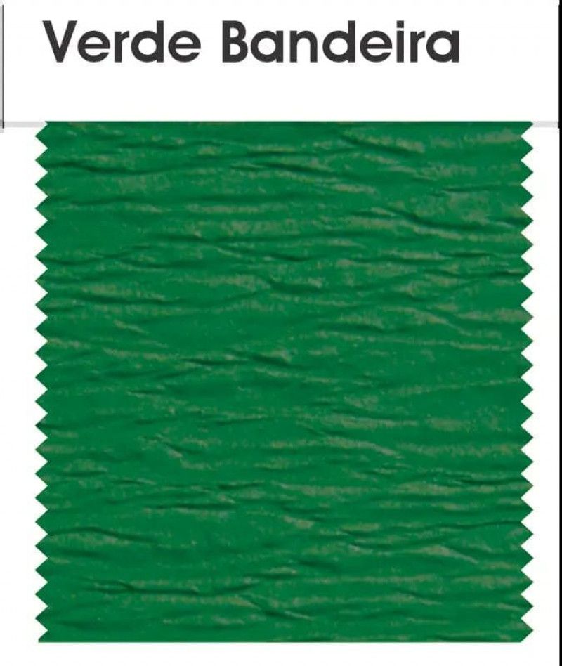 PAPEL CREPOM 48X2M ART FLOC VERDE BANDEIRA - PACOTE COM 10 UNIDADES