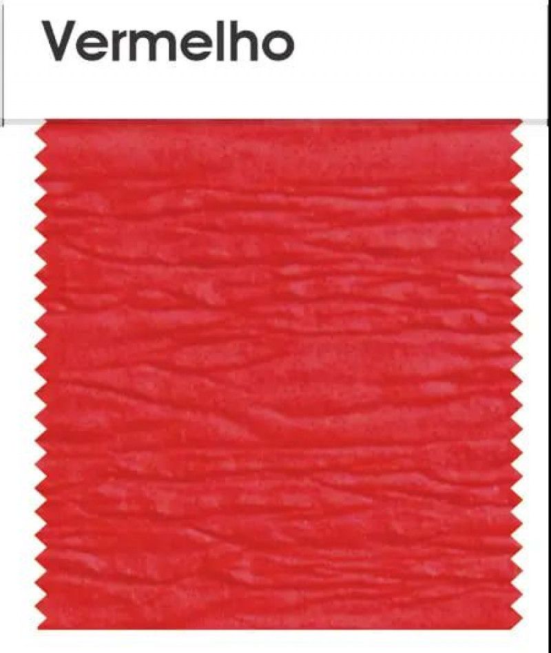 PAPEL CREPOM 48X2M ART FLOC VERMELHO - PACOTE COM 10 UNIDADES