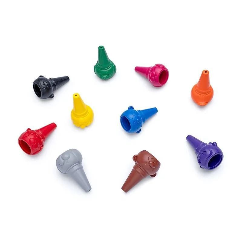 GIZ CERA 10 CORES ENCAIXA DEDO COLOR JOY - REF. 10225 - CAIXA COM 12 UNIDADES