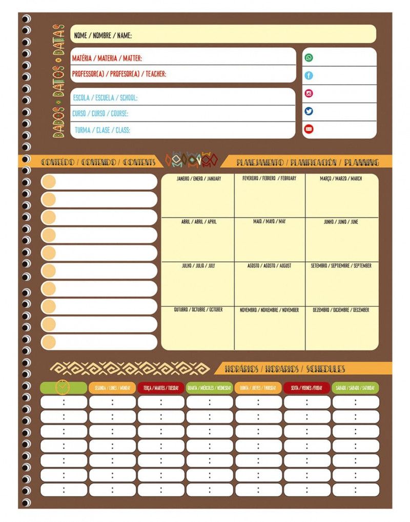 CADERNO 1 MATERIA CAPA DURA 80 FOLHAS ZURI ANIMATIVA - REF. 10247 - PACOTE COM 4 UNIDADES