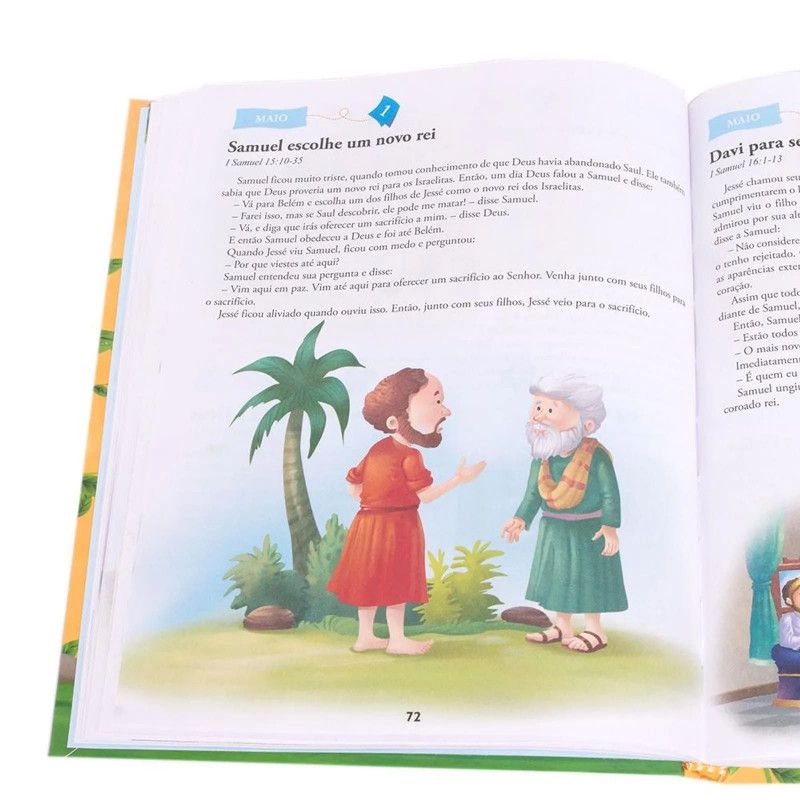 LIVRO 365 HISTORIAS DA BIBLIA HAPPY BOOKS - REF. 302899 - 1 UNIDADE