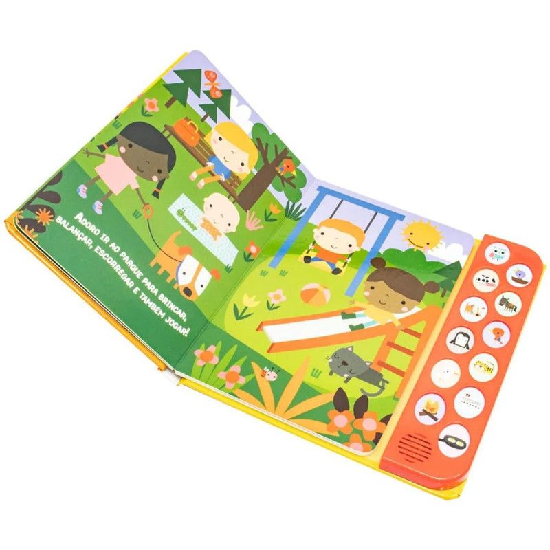 LIVRO AVENTURAS SONORAS FORA DE CASA HAPPY BOOKS - REF. 312509 - 1 UNIDADE