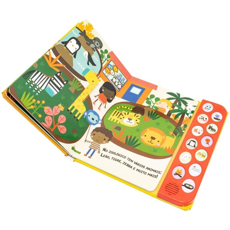 LIVRO AVENTURAS SONORAS FORA DE CASA HAPPY BOOKS - REF. 312509 - 1 UNIDADE