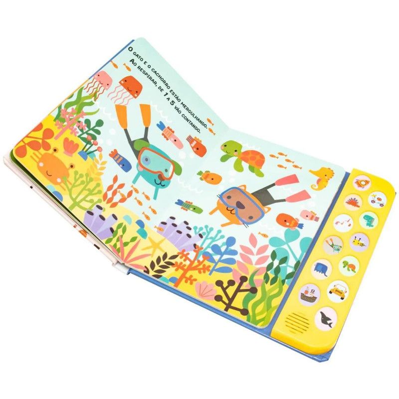 LIVRO AVENTURAS SONORAS MUNDO FANTASIA HAPPY BOOKS - REF. 312517 - 1 UNIDADE