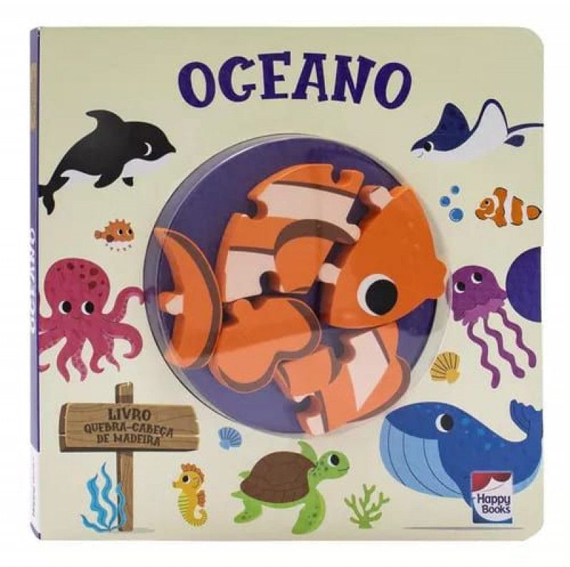 LIVRO QUEBRA CABECA MADEIRA OCEANO HAPPY BOOKS - REF. 313602 - 1 UNIDADE
