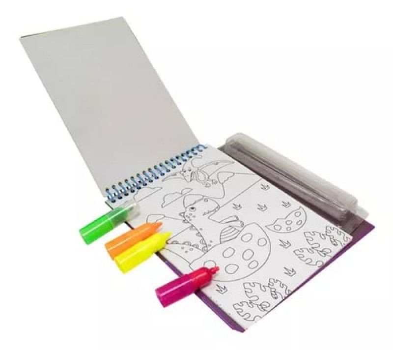 LIVRO DINOSSARUOS COM CANETA 4 EM 1 + ADESIVO HAPPY BOOKS - REF. 313750 - 1 UNIDADE