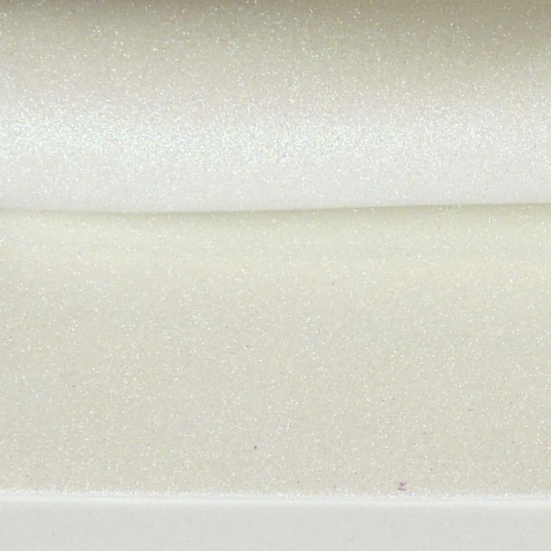 PLACA EVA 60X40CM GLITER ADESIVO IBEL BRANCO - PACOTE COM 10 UNIDADES