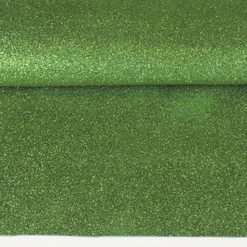 PLACA EVA 60X40CM GLITER ADESIVO IBEL VERDE - PACOTE COM 10 UNIDADES