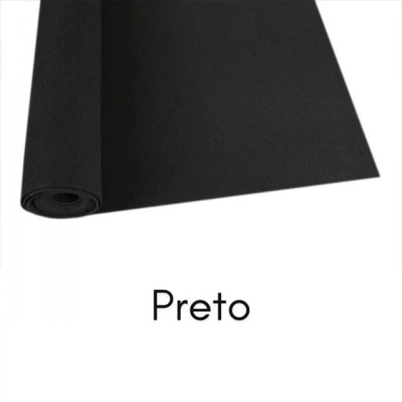 PLACA EVA 60X40CM LISO ADESIVO IBEL PRETO - PACOTE COM 10 UNIDADES
