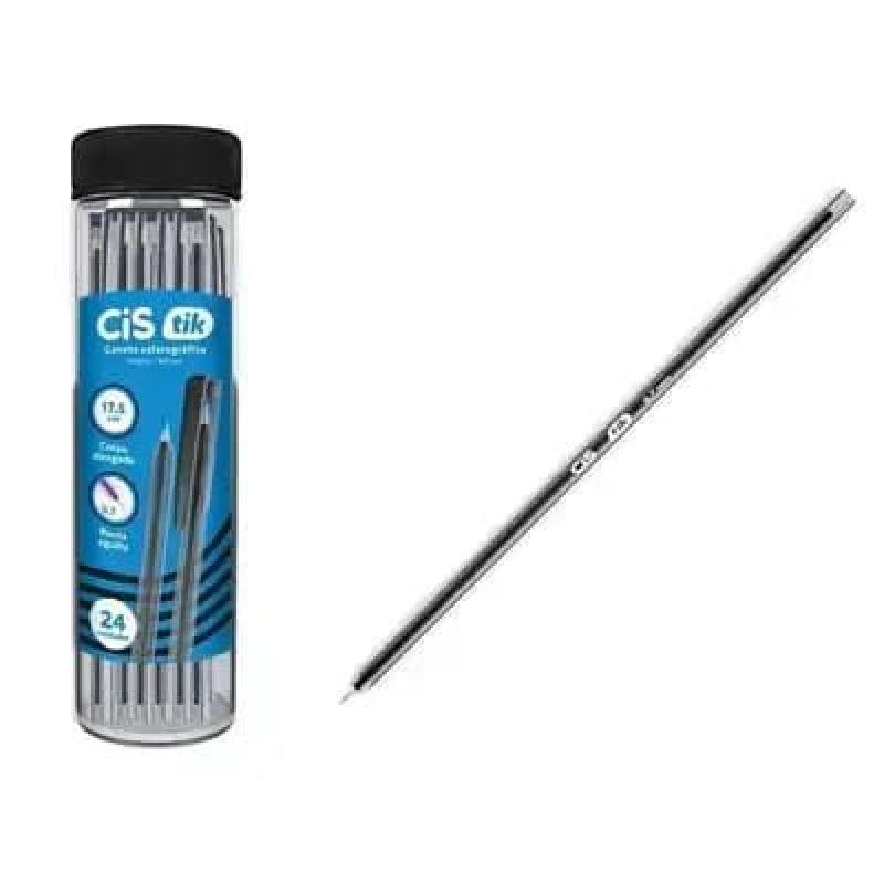 CANETA ESFEROGRAFICA 0.7 TIK PRETO CIS - REF. 5.7719 - PACOTE COM 24 UNIDADES