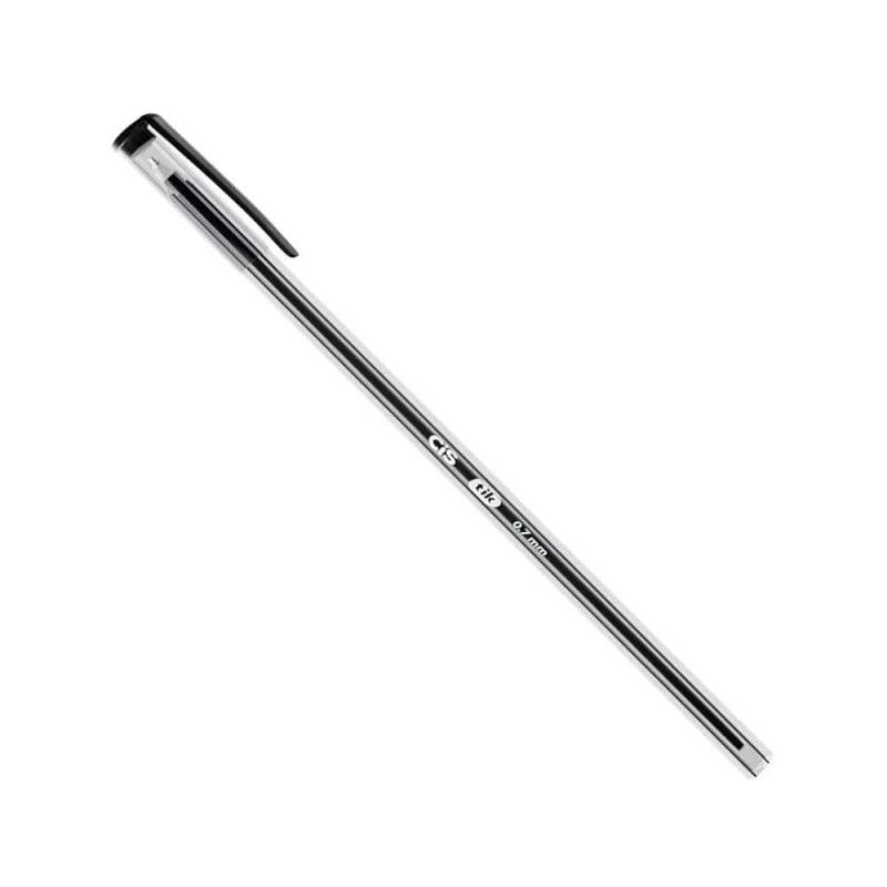 CANETA ESFEROGRAFICA 0.7 TIK PRETO CIS - REF. 5.7719 - PACOTE COM 24 UNIDADES