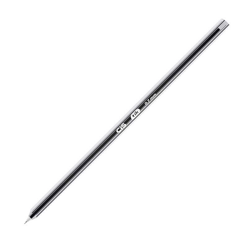 CANETA ESFEROGRAFICA 0.7 TIK PRETO CIS - REF. 5.7719 - PACOTE COM 24 UNIDADES