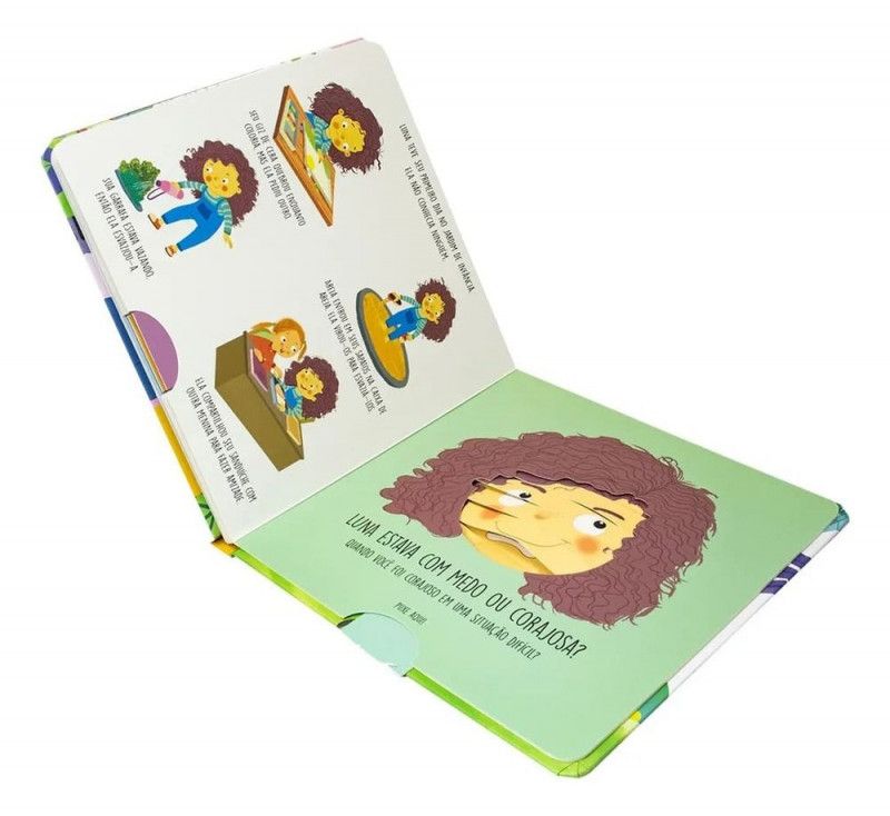 LIVRO DESCOBRINDO SENTIMENTOS PUXE A ABA HAPPY BOOK - REF. 319414 - 1 UNIDADE