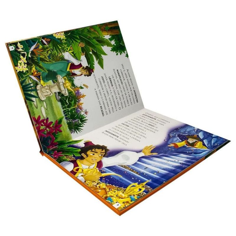 LIVRO ERA UMA VEZ ALADIM E A LAMPADA MAGICA HAPPY BOOK - REF. 311391 - 1 UNIDADE