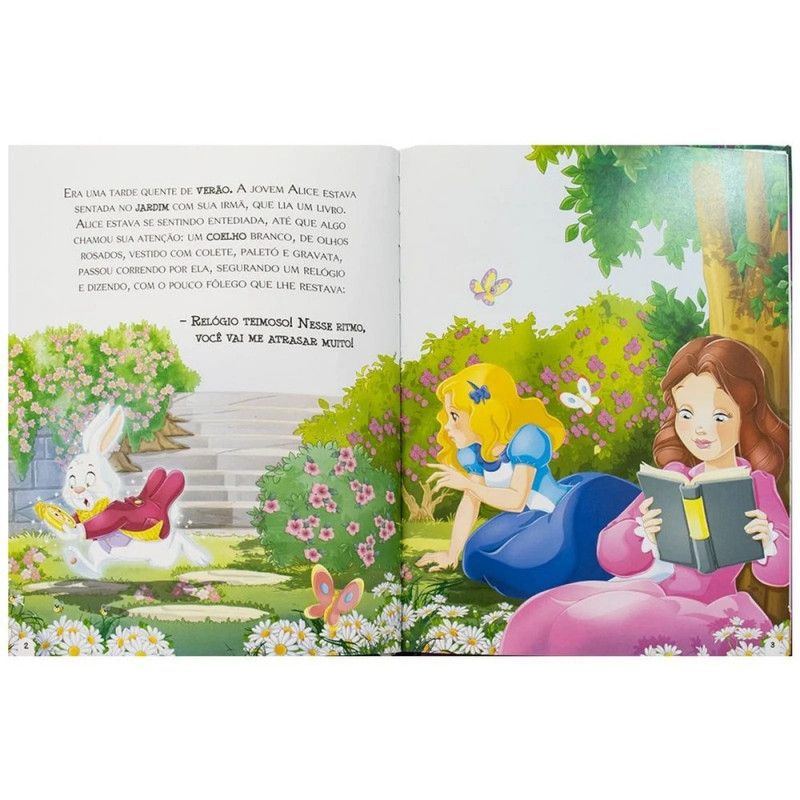 LIVRO ERA UMA VEZ ALICE NO PAIS DAS MARAVILHAS HAPPY BOOK- REF. 311405 - 1 UNIDADE
