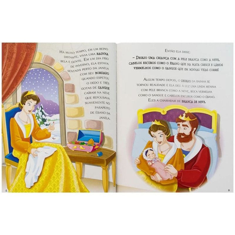 LIVRO ERA UMA VEZ BRANCA DE NEVE E OS SETE ANOES HAPPY BOOK - REF. 311421 - 1 UNIDADE