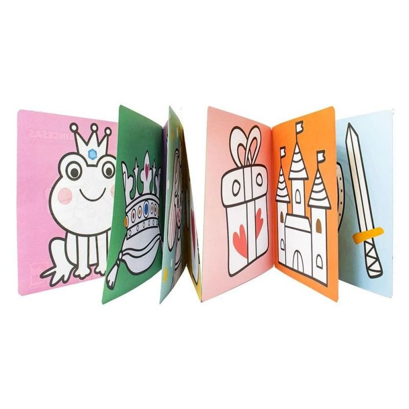 LIVRO COLORIR SANFONA PRINCESA HAPPY BOOK - REF. 316733 - 1 UNIDADE