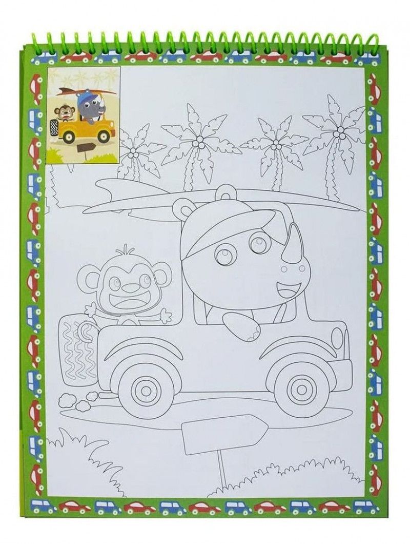 LIVRO MUNDO COLORIDO COM CANETA VEÍCULOS HAPPY BOOK - REF. 316466 - 1 UNIDADE