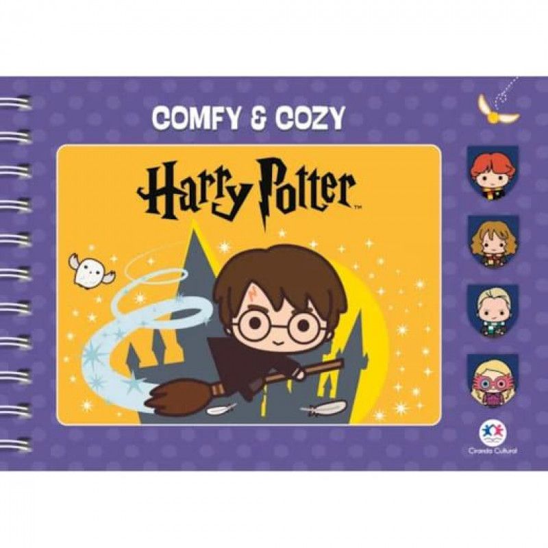 LIVRO HARRY POTTER COMFY AND COZY CIRANDA - UN COM 1 UN