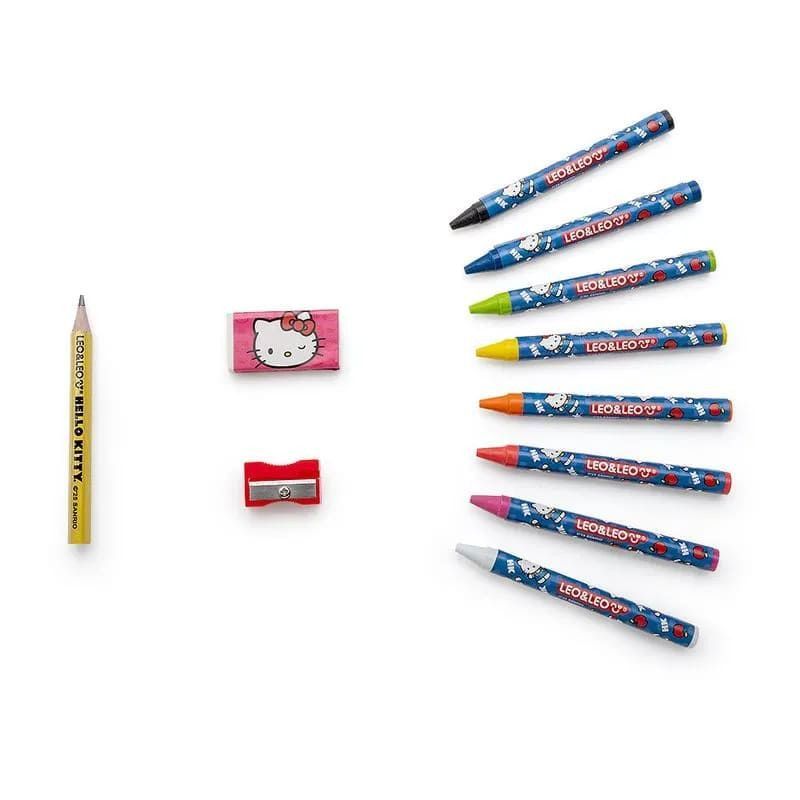 KIT PINTURA 24 PECAS HELLO KITTY LEO E LEO - REF. 10457 -  1 UNIDADE