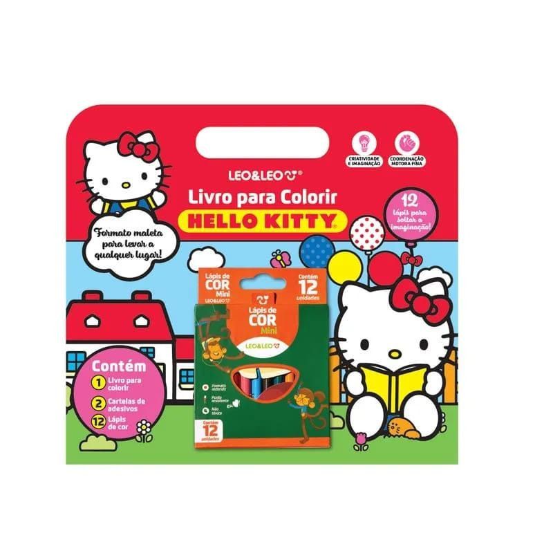 BLOCO ATIVIDADES LIVRO MALETA HELLO KITTY LEO E LEO - REF. 10470 -  1 UNIDADE