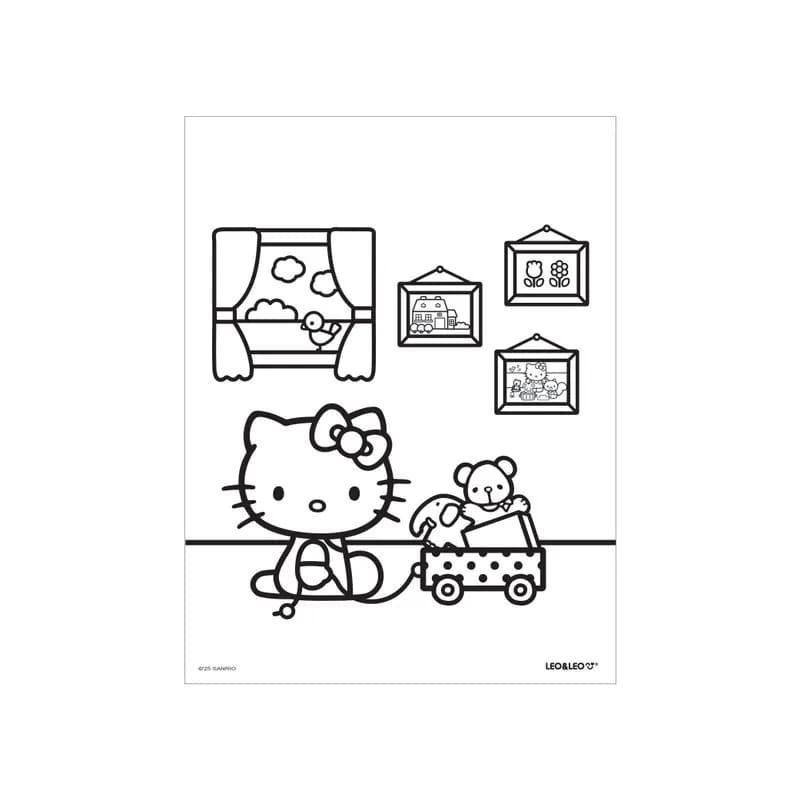 BLOCO ATIVIDADES LIVRO MALETA HELLO KITTY LEO E LEO - REF. 10470 -  1 UNIDADE