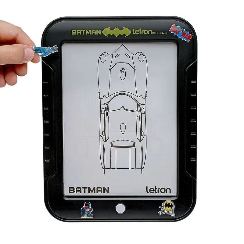LOUSA DESENHO GLOW PAD BATMAN LETRON - REF. 10501 -  1 UNIDADE